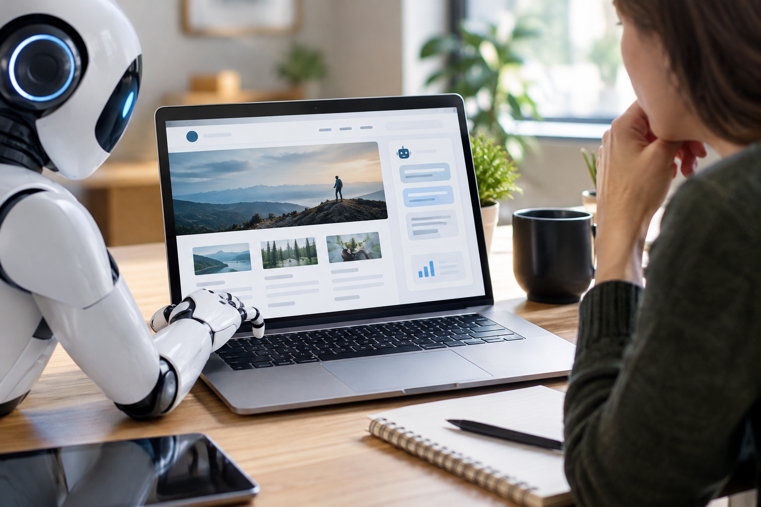 AI-tools en een eigen website: wat je automatiseert en wat niet